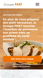 Mobile Screenshot of groupepart.ca